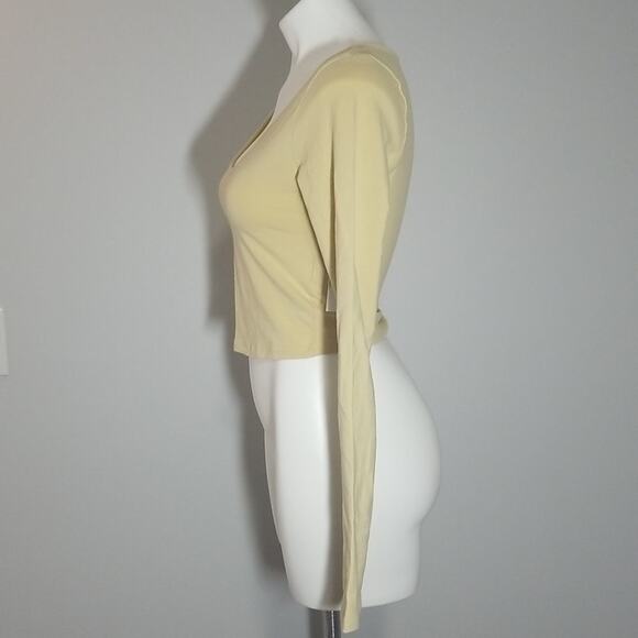NWT Bp. Tan Boulder Long sleeve crop top - Picture 3 of 9